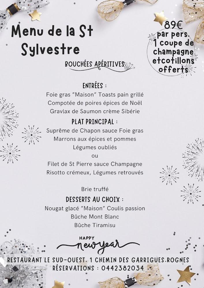 Le Sud-Ouest à Rognes - Menu Image 1